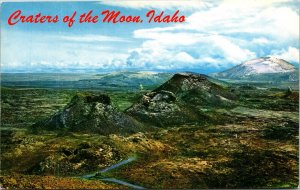Land View Craters Moon National Monument Idaho ID US Hwy 20 Postcard Vintage UNP 