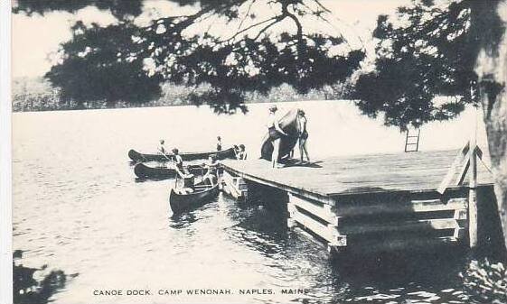 Maine Naples Canoe Dock Camp Wenonah Artvue