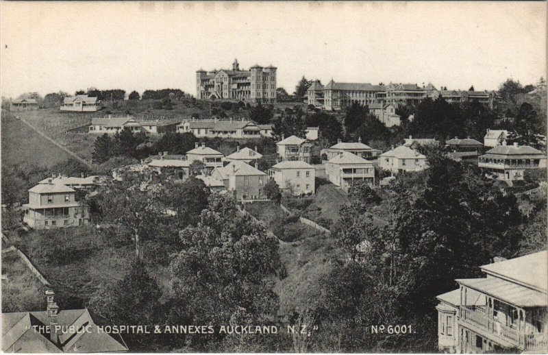 PC NEW ZEALAND, AUCKLAND, PUBLIC HOSPITAL, Vintage Postcard (B41370)