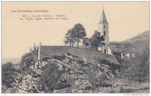 La Vieille Eglise Fortifiee (XV Siecle), Vallee D´OSSAU (Pyrenees-Atlantique...