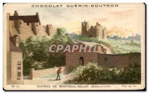 Chromo Chocolate Guerin Boutron Chateau De Montreuil Bellay