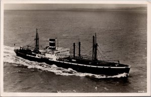 Royal Netherlands Steamship Co. MS Delft Ship Vintage RPPC 09.97