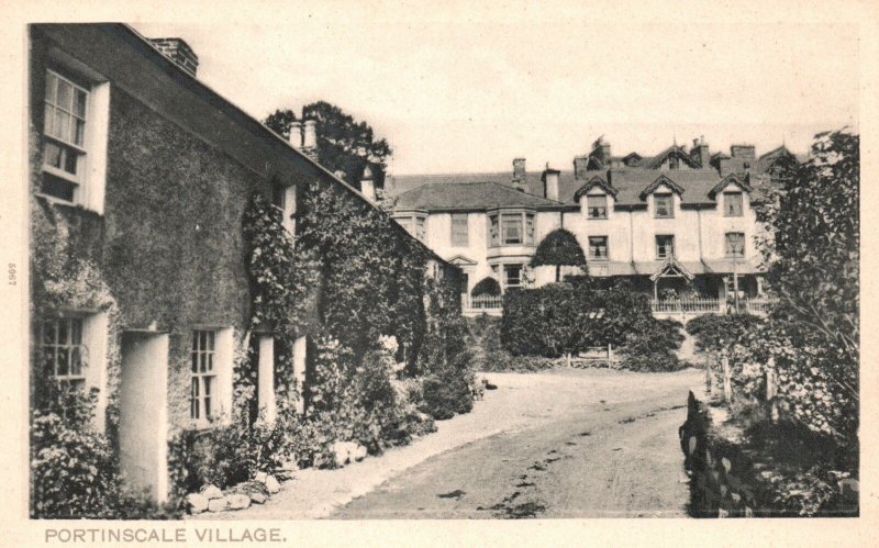 Vintage Postcard 1900's Portinscale Village Cumbria England United Kingdom UK