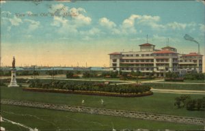 Manila Philippines From Old Wall 1932 Used Postcard