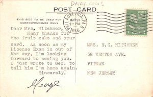 At the Billabong Dairy Cows Postcard