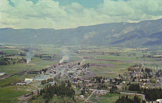 Canada Aerial View Armstrong British Columbia