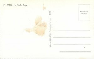 France Post card Le Moulin Rouge Paris