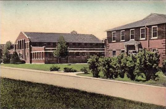 Arkansas Searcy Gymnasium & Administration Building Morris School Handcolored...