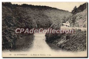 Old Postcard La Bourboule La Route Du Barrage