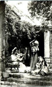 1950s Mexican Players Padua Hills California Women Musicians Real Photo Postcard