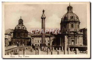 Old Postcard Italy Italia Roma Foro Romano