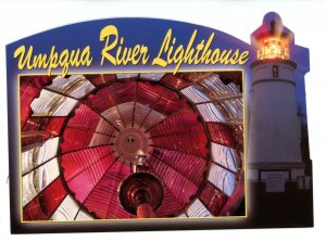 OR - Umpqua River Lighthouse (continental size, die-cut)