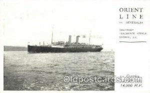 S.S. Osterley Orient Line to Australia Ship Unused light wear close to grade ...