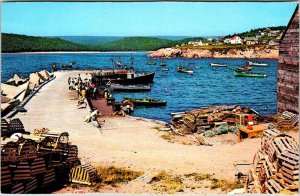 Postcard BUSINESS ACTIVITY SCENE Cape Breton Nova Scotia NS AK2318