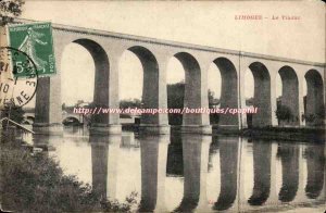 Limoges Old Postcard Viaduct