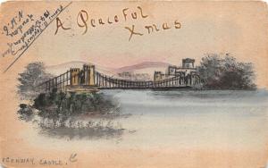 B94029 christmas conway castle litho wales