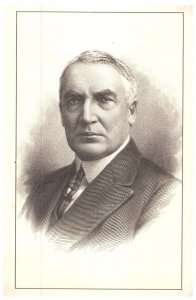 Warren Gamaliel Harding 29th President of the United States Ohio Postcard