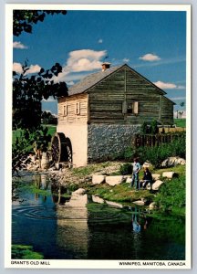 Grant's Old Mill, Winnipeg, Manitoba, Chrome Postcard