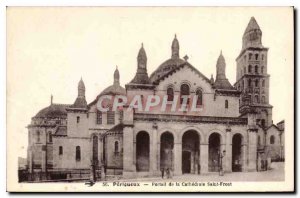 Old Postcard Perigueux in P?rigueux Cathedral Portal