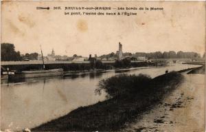 CPA NEUILLY-sur-MARNE - Les bords de la Marne - Le Pont l'usine des (740290) 