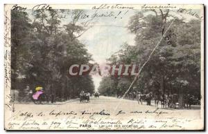 Paris Postcard Old Allee des Acacias