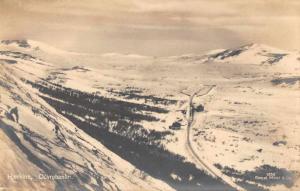 Hjerkinn Norway Dovrebanen Birds Eye View Real Photo Antique Postcard J80559