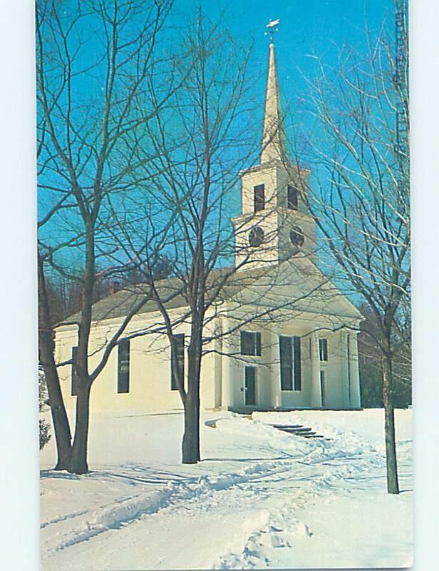 Pre-1980 CHURCH SCENE Sturbridge - Near Worcester Massachusetts MA G3922