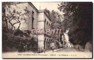 Old Postcard Upper Saone Picturesque The Gray Theater