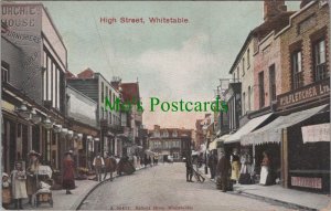 Kent Postcard - Whitstable High Street  HP474