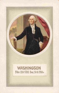 President George Washington Portrait Patriotic 1910c postcard