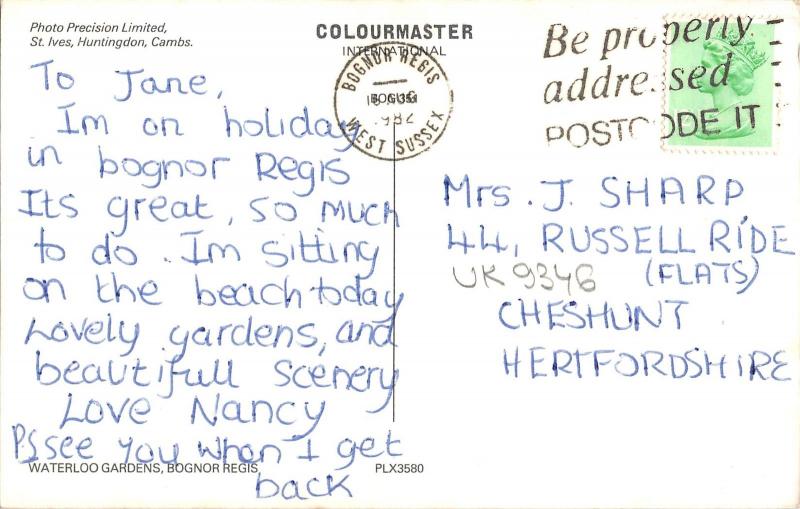 uk9346 waterloo gardens bognor regis uk