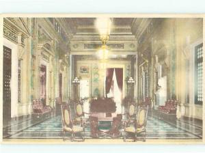 Vintage Post Card Republic of Cuba Martina Hall Havana Cuba   # 3746