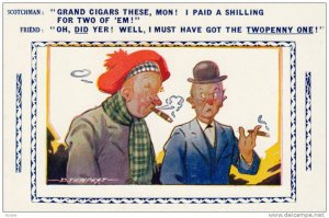 Scotchman and friend smoking, Dialogue, D. Tempest, 10-20s