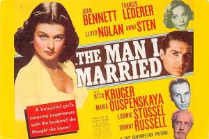 The Man I Married Movie Poster  