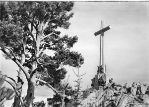 BR71084 the cross from posterior  santa cruz del valle de los caidos    spain