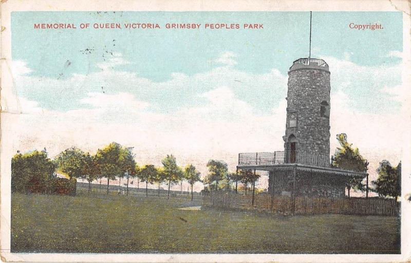 BR67874 memorial of queen victoria grimsby peoples park  uk