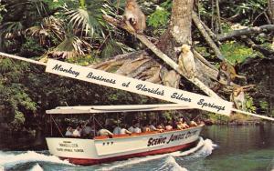 BR98660 monkey business at florida s silver springs ship usa