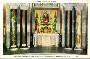 Washington D C Shrine Of The Immaculate Conception Blessed Sacrament Altar