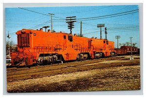 Vintage 1972 Postcard Elgin Joliet & Eastern Railroad Locomotive Griffith IN