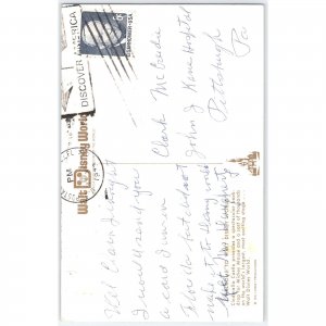 Postcard Walt Disney World Cinderella Castle Orlando Florida