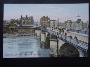 Wales 6 x NEWPORT inc Alexandra Dock Commercial St Newport Bridge c1906 Postcard