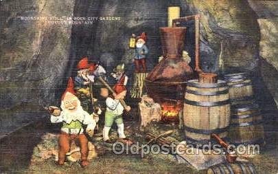 Moonshine Still in Rock City Gardens, lookout Mountain, Gnomes, Elves, Fairy,...