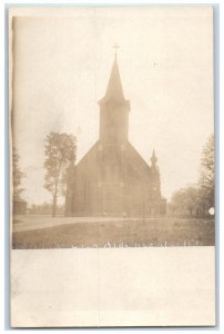 c1910's St. John Church Alden Center New York NY RPPC Photo Antique Postcard