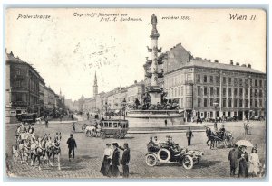 1910 Tegetthoff Monument Von Prof K. Kundmann Praterstrasse Vienna Postcard