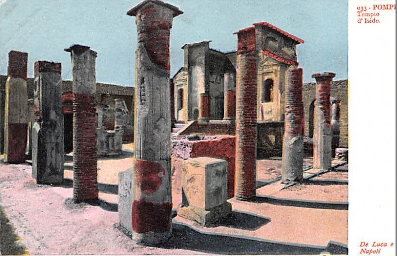 Pompei Tempio d'Iside Italy Unused 