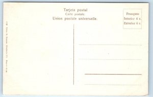 ROSARIO, Argentina ~ ELECTRIC PLANT & GRAIN ELEVATOR c1910s Handcolored Postcard