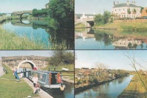 Hapton Blackburn Canal Riley Green Boats Postcard