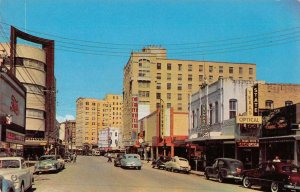 Corpus Christi Texas Chaparral Street Vintage Postcard AA8142