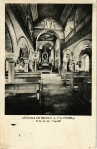 CPA AK Biberach a. d. Riss - Jordanbad - Inneres der Kapelle GERMANY (912999)