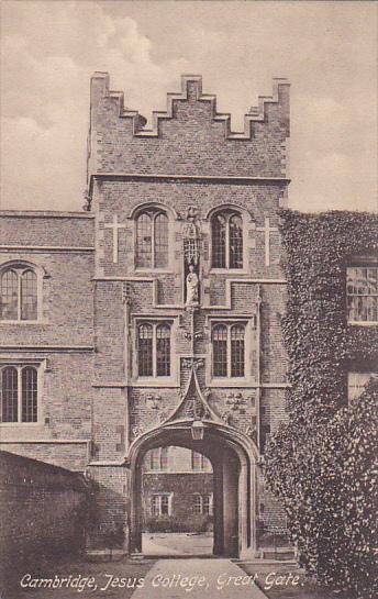 England Cambridge Jesus College Great Gate